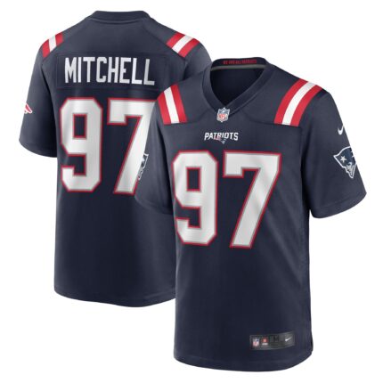 DaMarcus Mitchell New England Patriots Nike Game Jersey - Navy