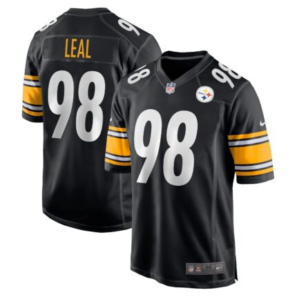 DeMarvin Leal Pittsburgh Steelers Nike Game Jersey - Black