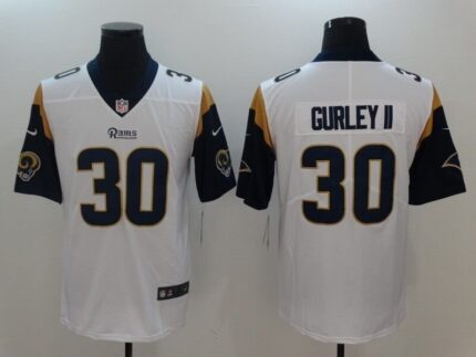 Men's San Louis Rams Todd Gurley Il Jersey-White