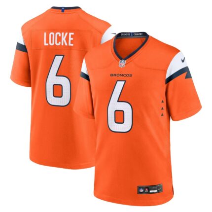 P.J. Locke Denver Broncos Nike Team Game Jersey - Orange