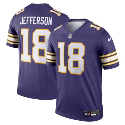 Justin Jefferson Minnesota Vikings Nike Classic Legend Jersey - Purple