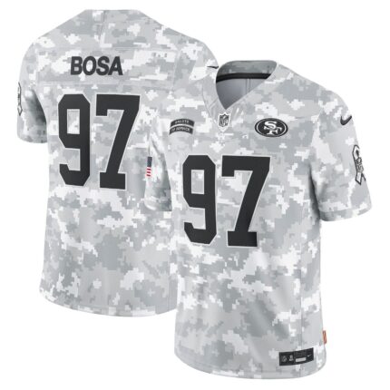 Nick Bosa San Francisco 49ers Nike 2024 Salute to Service Limited Jersey - Arctic Camo