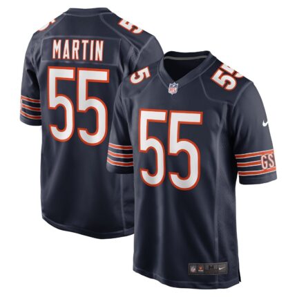 Jacob Martin Chicago Bears Nike Game Jersey - Navy