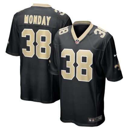 Smoke Monday New Orleans Saints Nike Game Jersey - Black