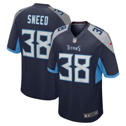 L'Jarius Sneed Tennessee Titans Nike Team Game Jersey - Navy