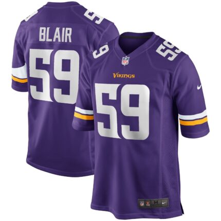 Matt Blair Minnesota Vikings Nike Game Retired Jersey - Purple