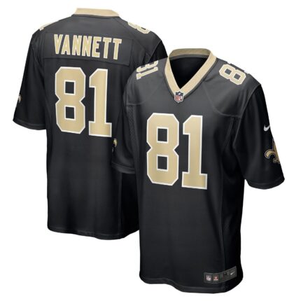Nick Vannett New Orleans Saints Nike Game Jersey - Black