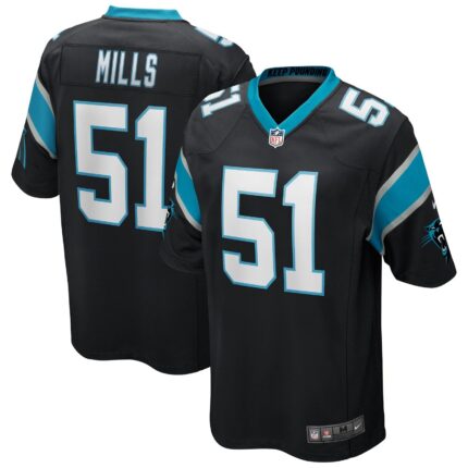 Sam Mills Carolina Panthers Nike Game Retired Jersey - Black
