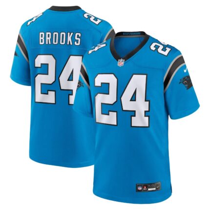 Jonathon Brooks Carolina Panthers Nike 2024 NFL Draft Alternate Game Jersey - Blue