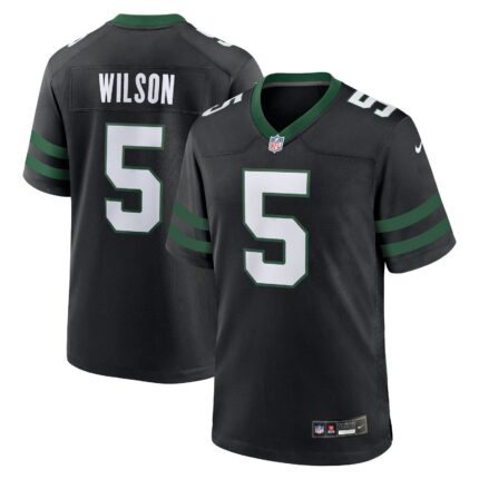 Garrett Wilson New York Jets Nike Alternate Game Jersey - Legacy Black