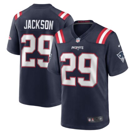 JC Jackson New England Patriots Nike Game Jersey - Navy