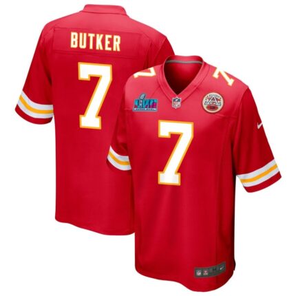 Harrison Butker Kansas City Chiefs  Super Bowl LVII Game Jersey - Red